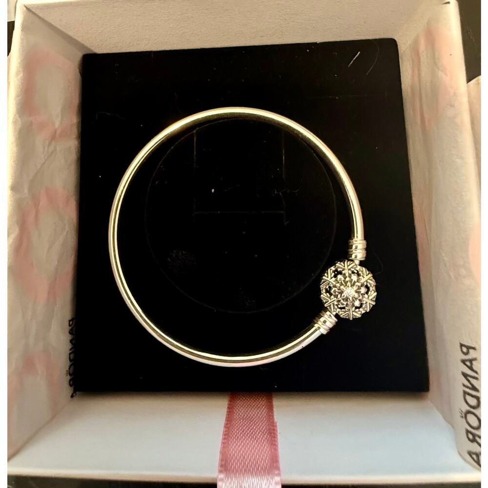Authentic Pandora Bracelet Sterling Silver Size 6.25” S925 ALE - Picture 8 of 8